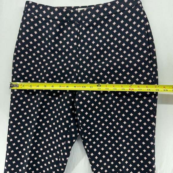 Kate Spade Diamond Cigarette Cropped Black Pants Women’s Size 6 - Picture 7 of 11
